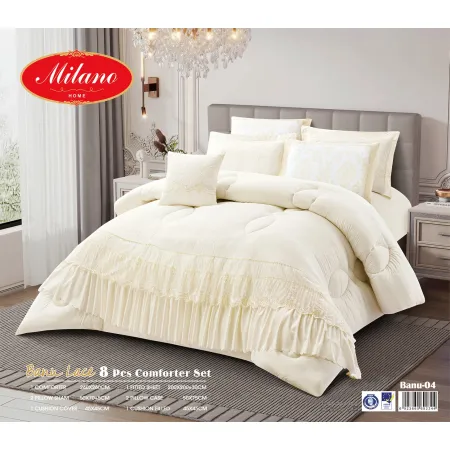 Comforter Banu Lace 8 Pcs Set Comforter Banu Lace 8 Pcs Set